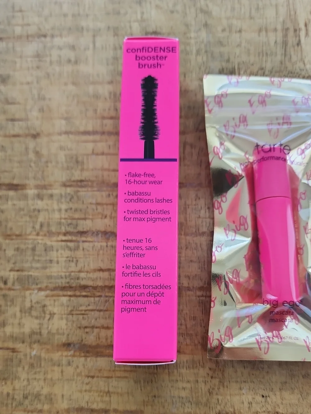TARTE Big Ego Mascara Eyes Makeup Cosmetics 1 Full Size and 2 Sample Sizes Black